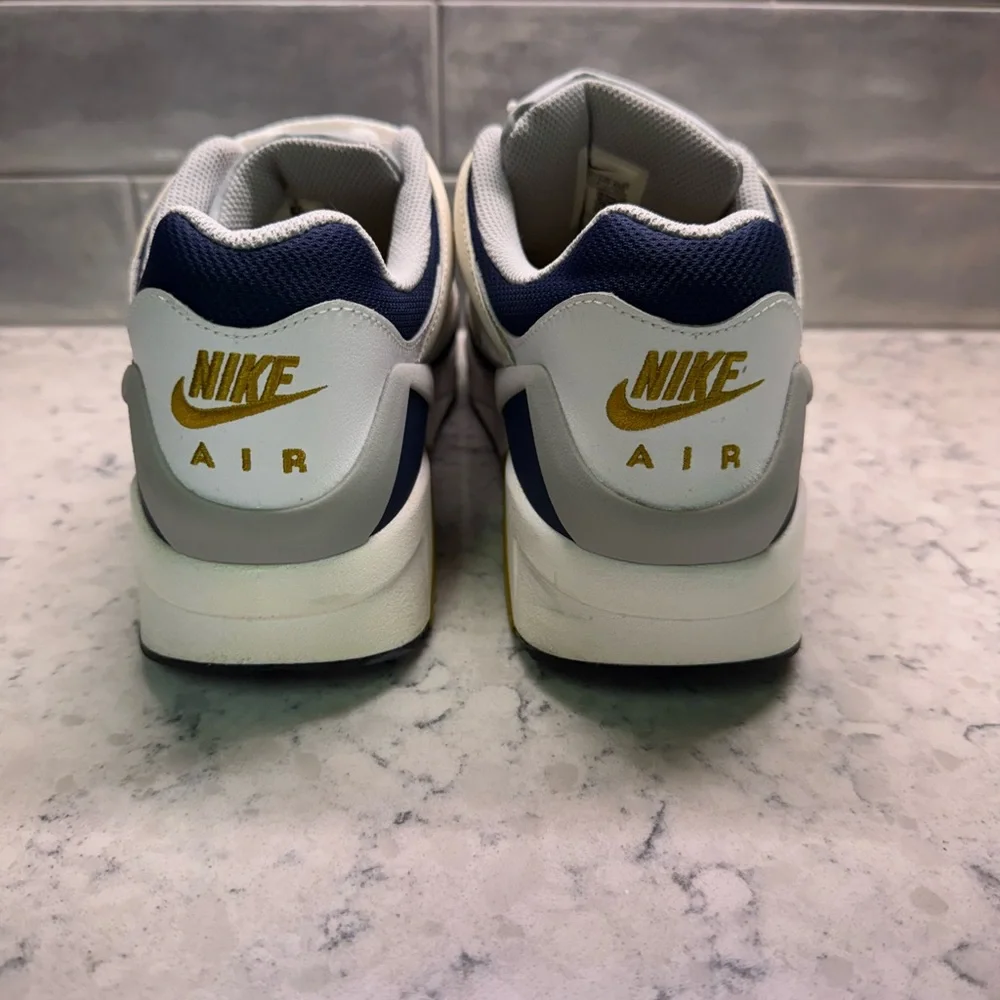Nike Air Structure Sneakers Triax 91  Mens Size 10.5 Citron,White, Navy,Gray - Picture 4 of 9